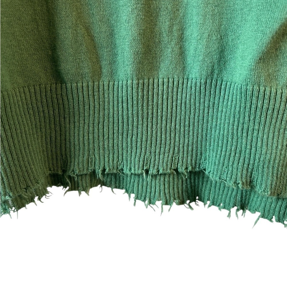 Minnie Rose cashmere and cotton frayed tank - Picture 9 of 11